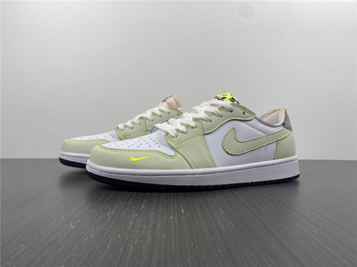 Jordan1 White Ghost Green Black DM7837-10R