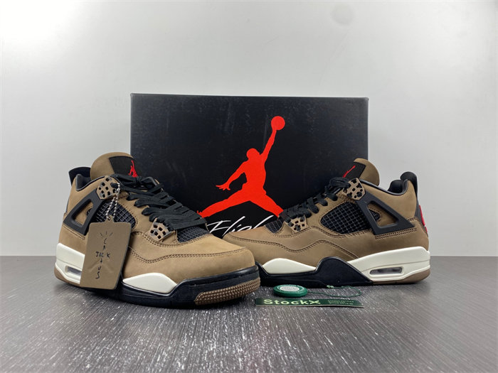 Jordan 4 Retro Travis Scott Olive AJ4-882335