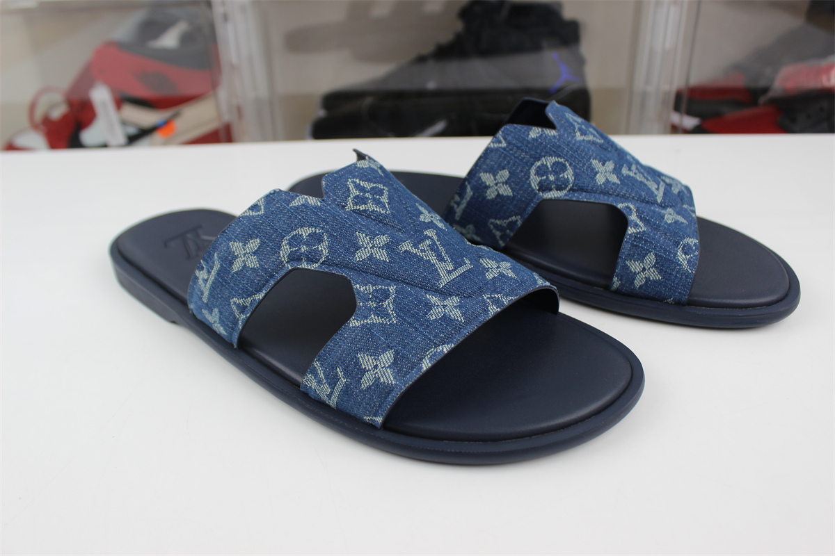 Louis Vuitton Miami Blue Slides SC1203