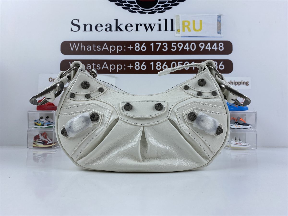 Balenciaga* Le Cagole White (26x16x10cm)