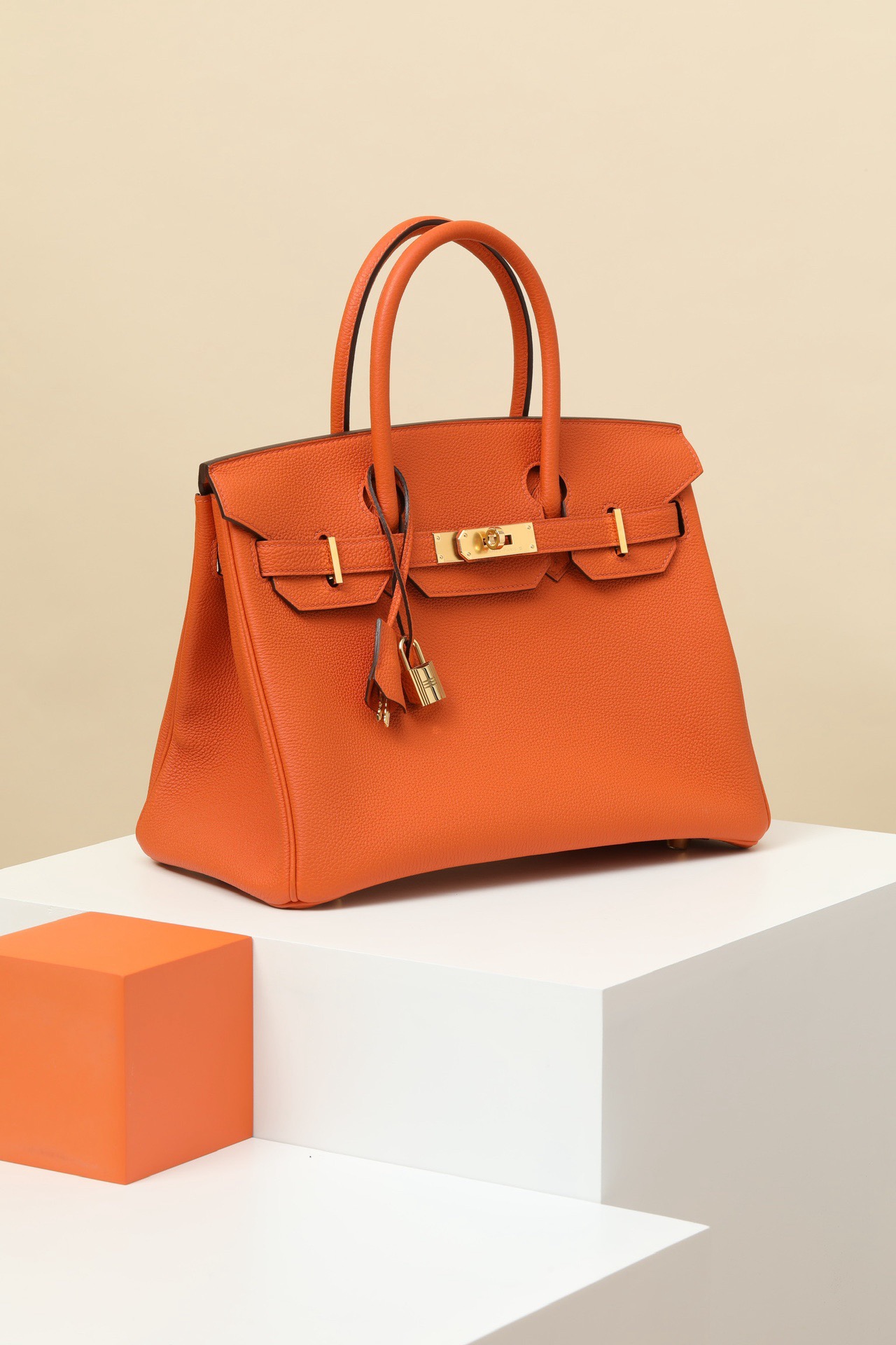 Hermes Birkin 25 Togo Orange H (25 or 30 cm)