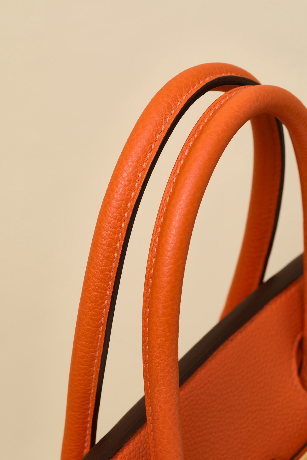 H**mes birkin 25 togo orange h (25 or 30 cm)