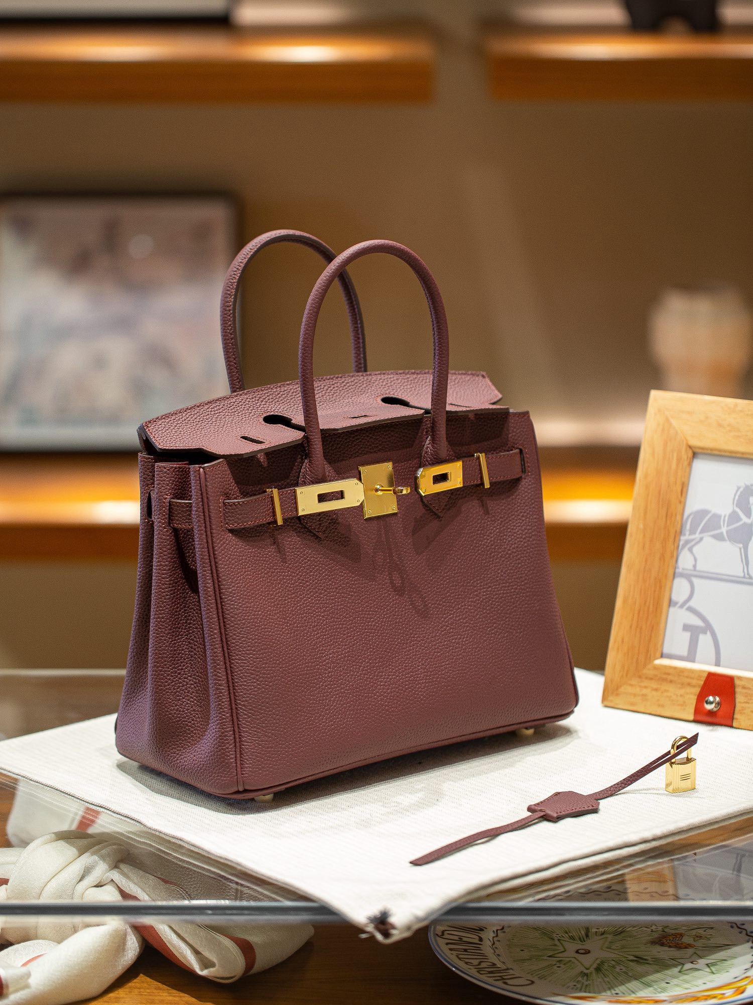 H Bag Birkin 25 Togo Dark Purple (25 or 30cm)