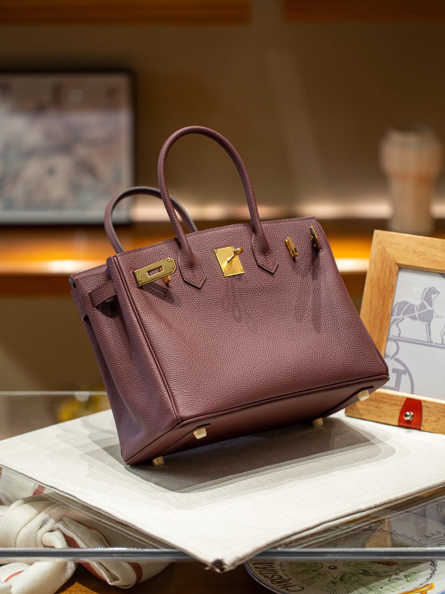 H Bag Birkin 25 Togo Dark Purple (25 or 30cm)