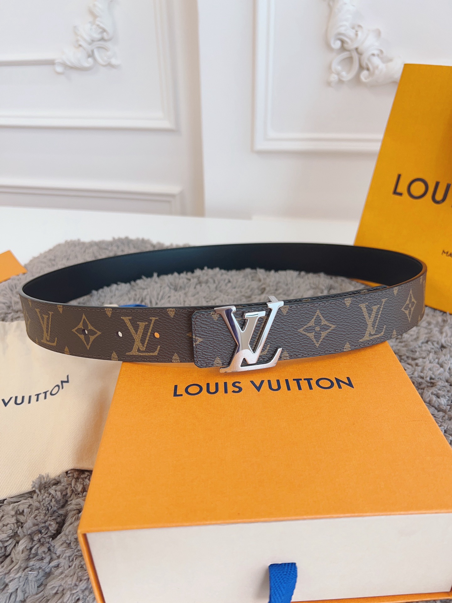 LV Belt Brown