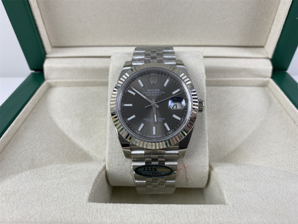 Rolex Clean-Datejust Black Watch (41mm)