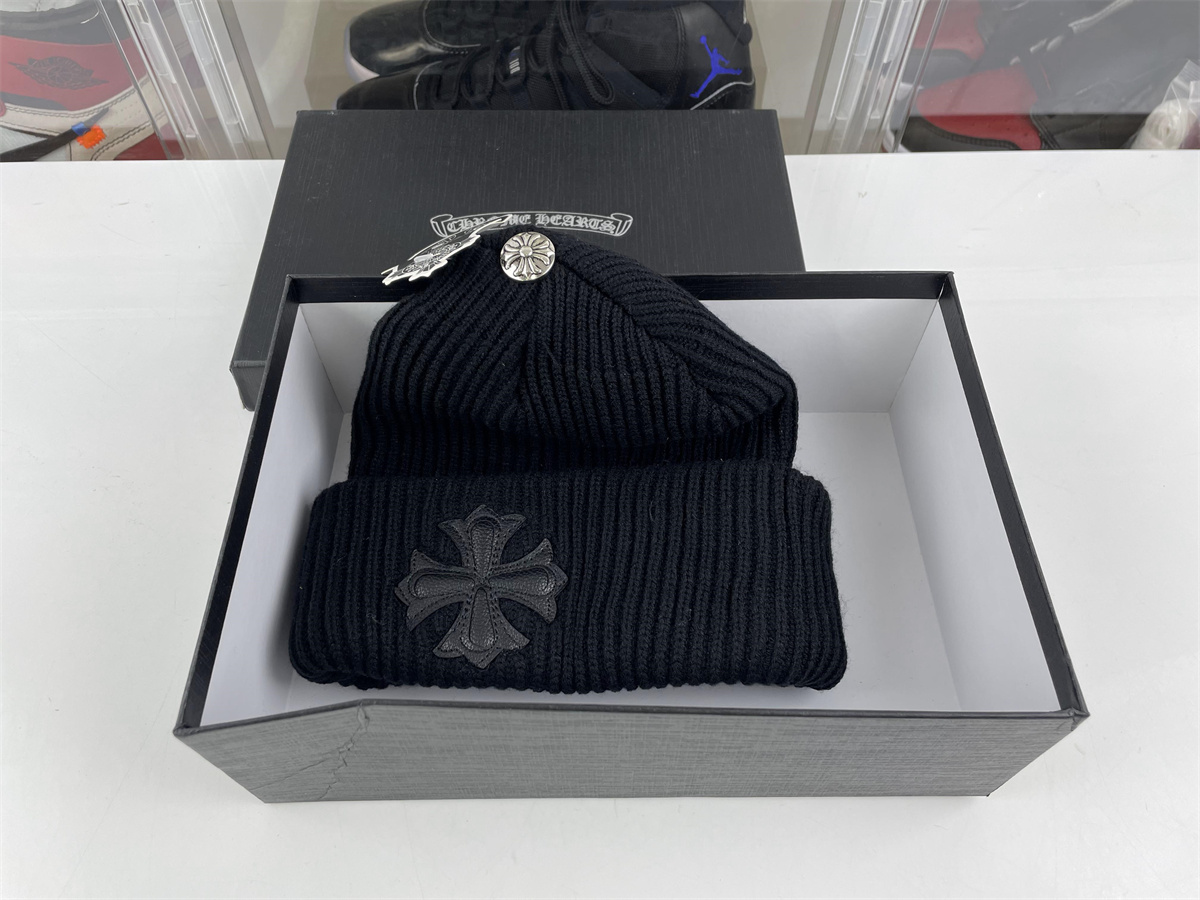 Chrome Hearts Black Woolen Hat