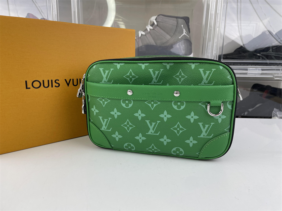 LV hang bag Monogram Green ( 24 x 16 x 8cm)