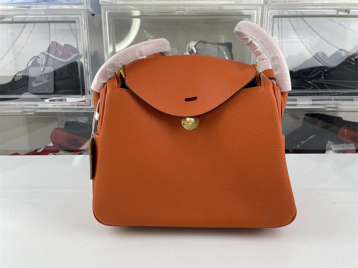 H bag Orange Lindy series ( 30 x 26 cm)