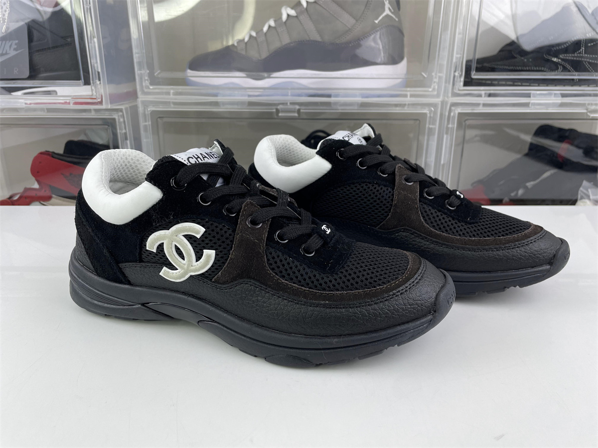 Ch*el black walking sneaker ( eu35-46)