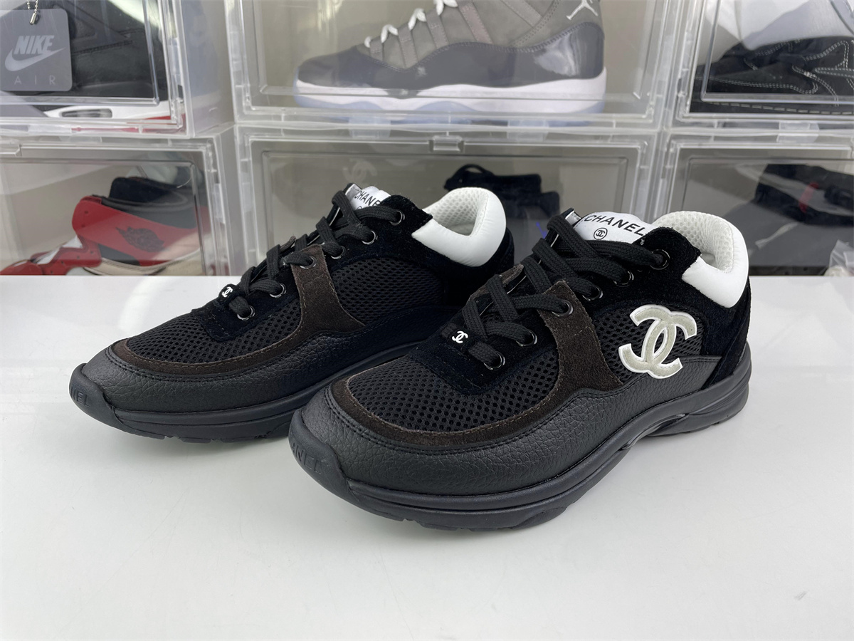 Ch*el black walking sneaker ( eu35-46)