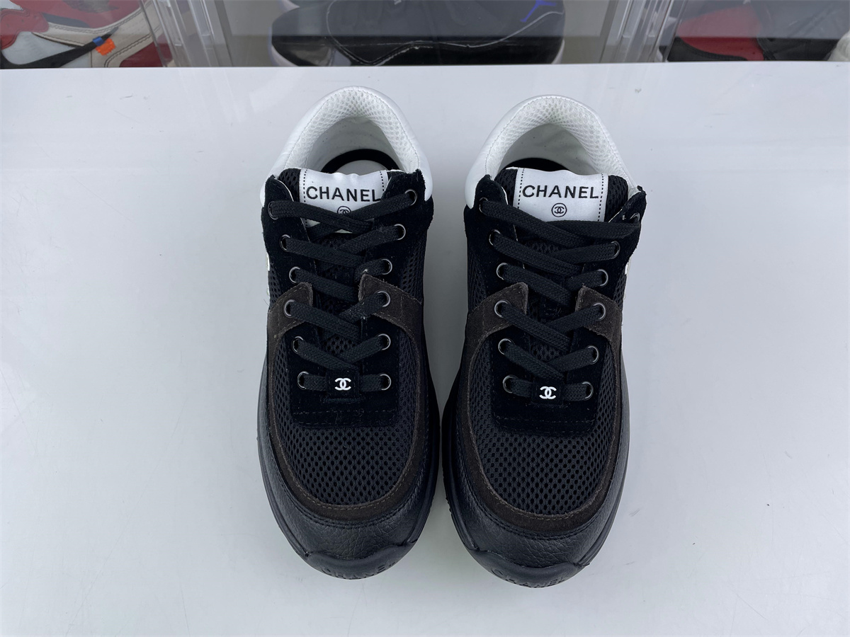 Ch*el black walking sneaker ( eu35-46)