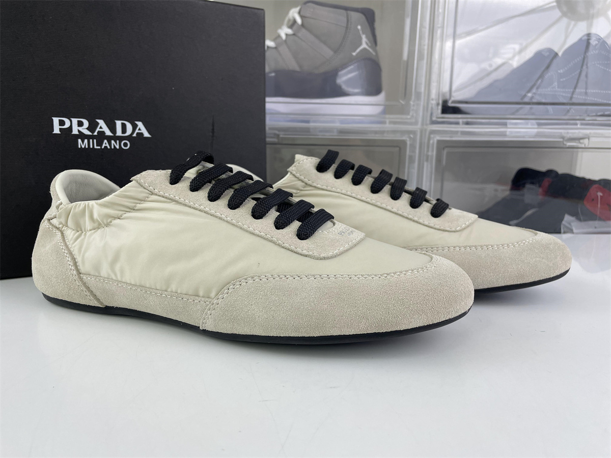 PRADA Collapse Cream white Sneakers