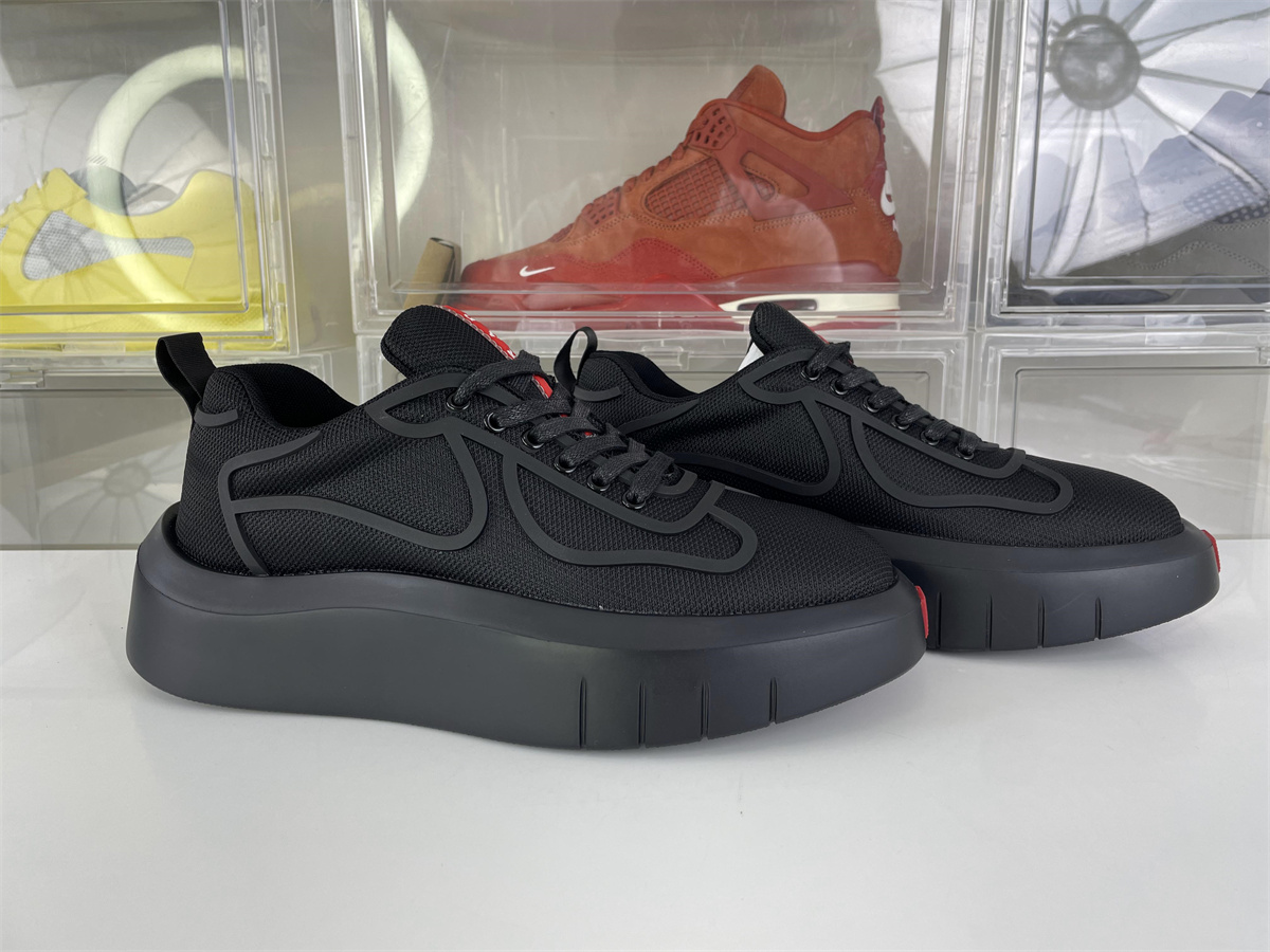 Prada Black Mesh casual shoes