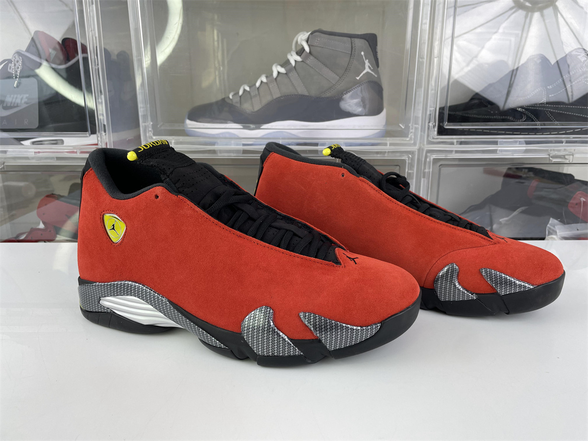 GOAT Air Jordan 14 Bred “Ferrari” 2025 version