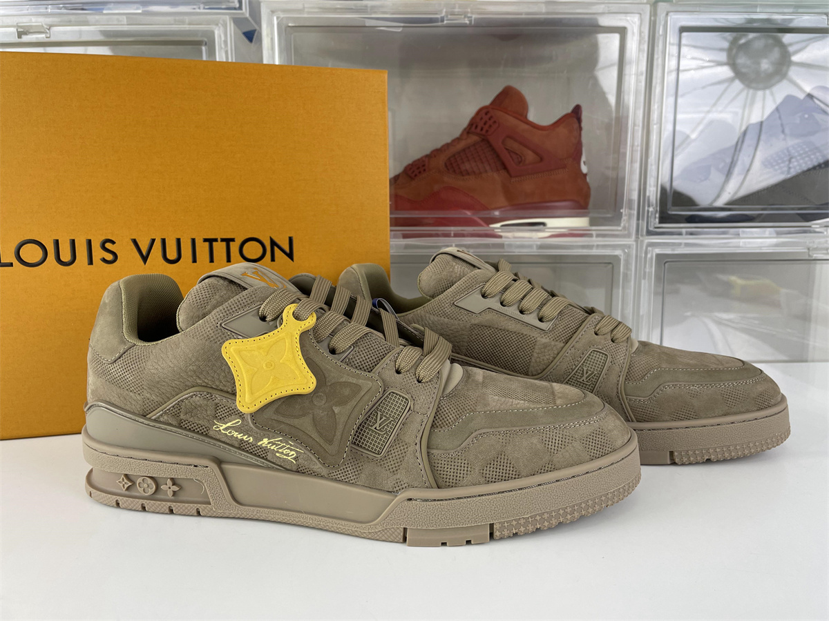 LV Taupe color #54 skate shoes