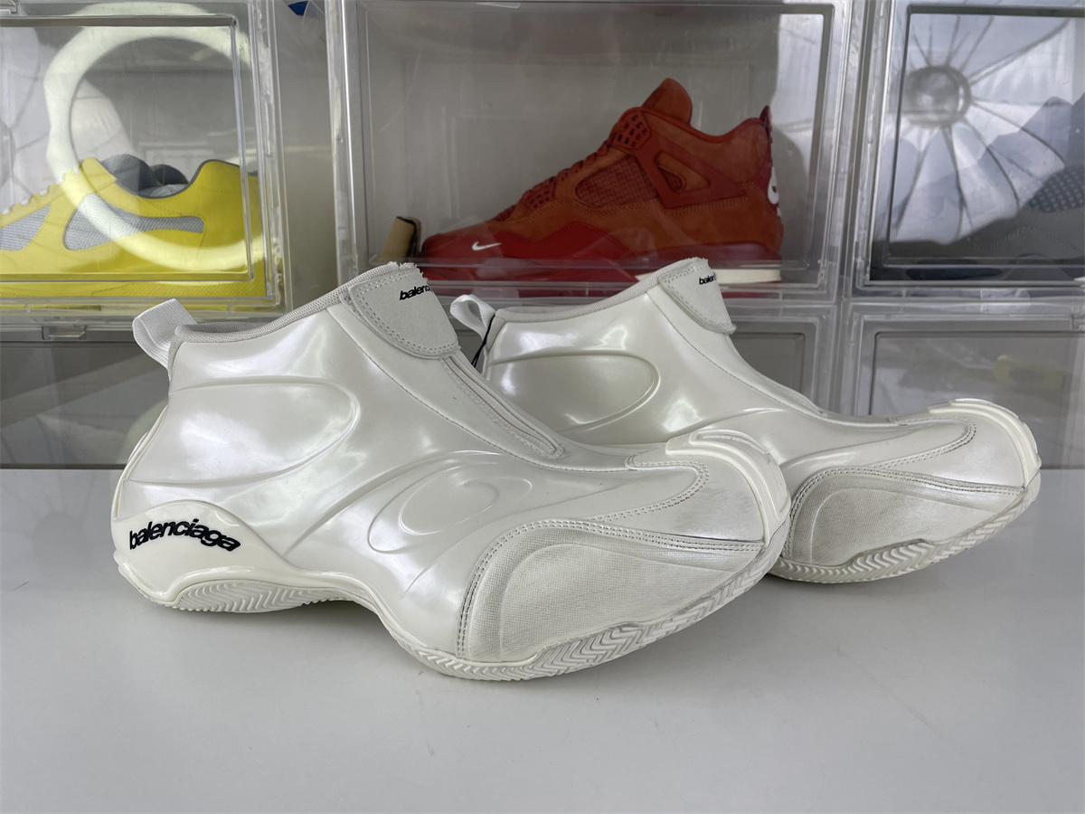 Balenciaga 19 basketball Sneaker Pearl color, (fits one size larger)