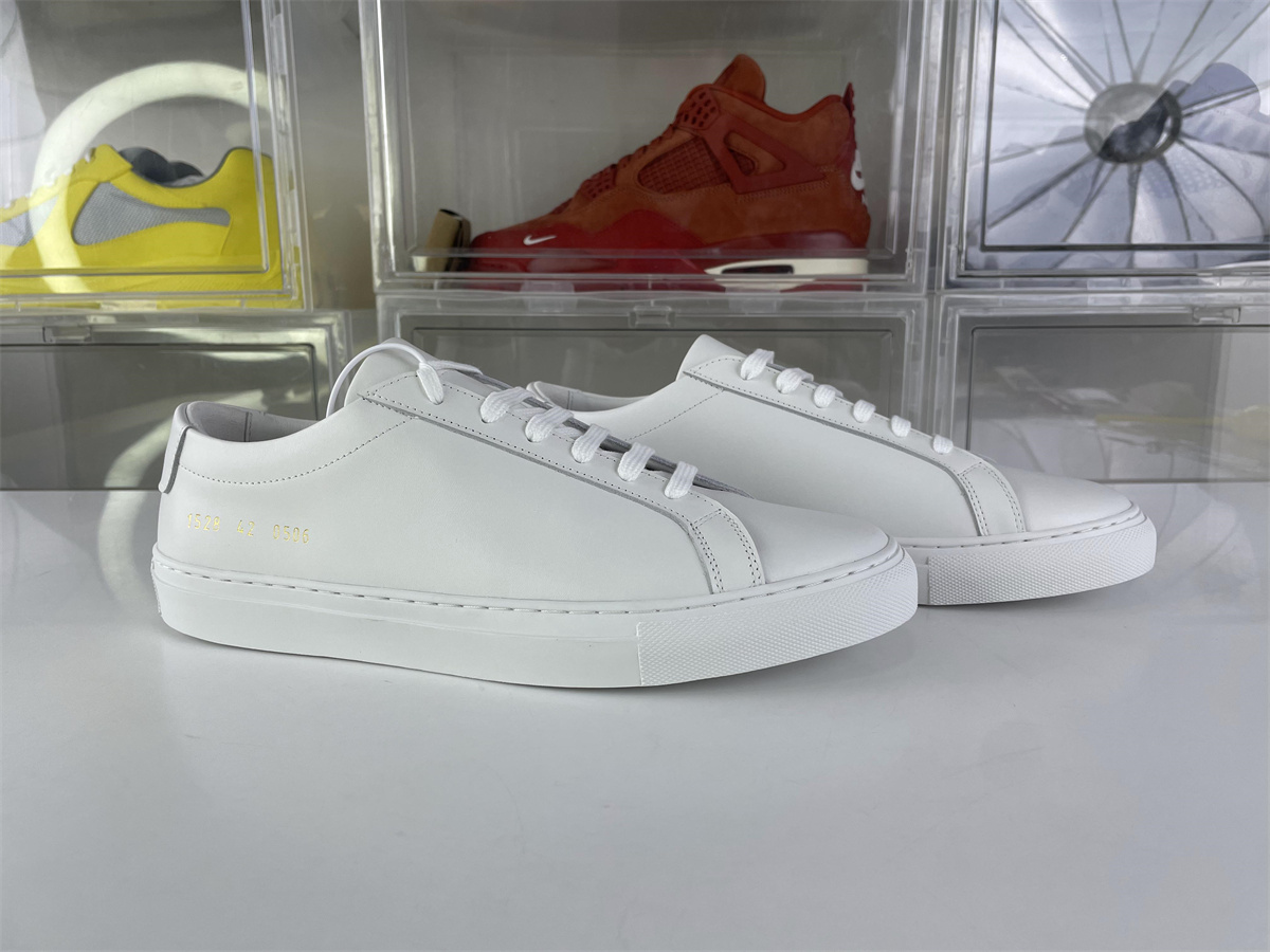 Common Projects Pure White Leather sneaker, (EU35-46)
