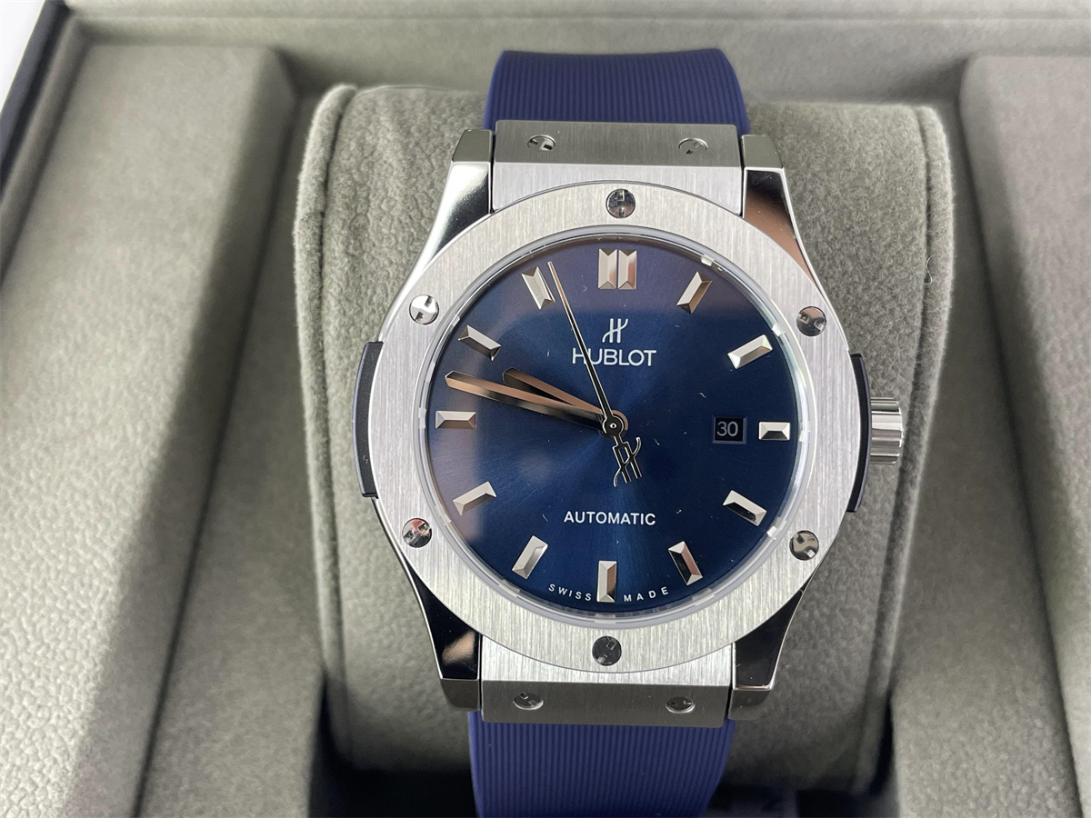 HUBLOT Big Bang Sang Blue dial Plate Machine watch, 42mm