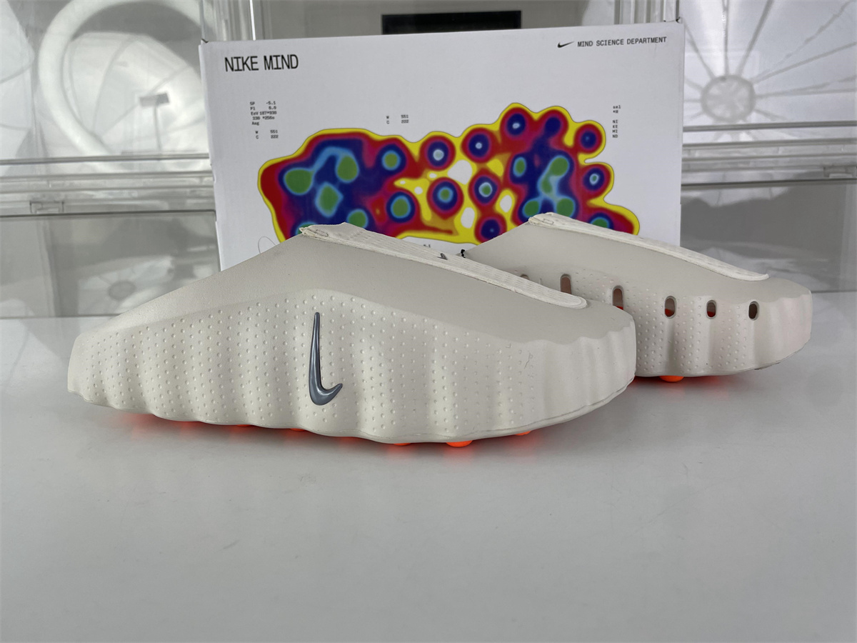 Nike Mind 001 Slipper Cream White color, (EU36-45)