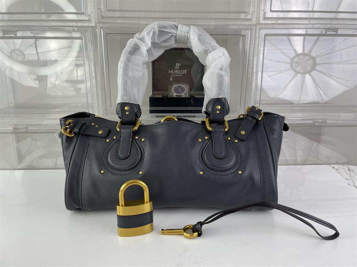 Chloe Paddington Grey It bag, (36 x 18 x 16 cm)