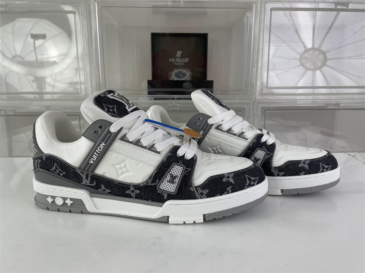 LV Louis Vuitton Skate Grey White Skate shoes, (EU36-46)