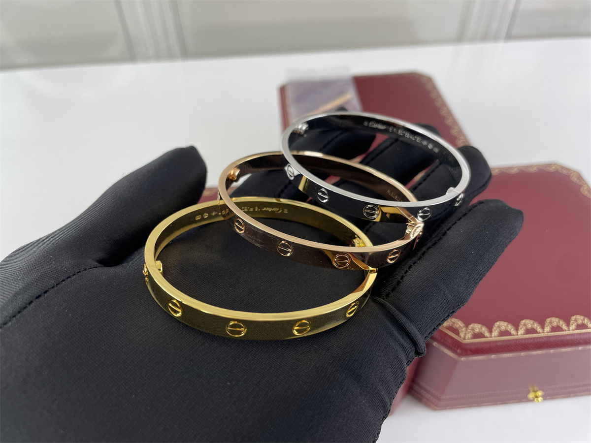 Cartier Silver / Yellow Gold / Rose Gold Bracelets (price for each pcs)(17,18,19,20,21cm)