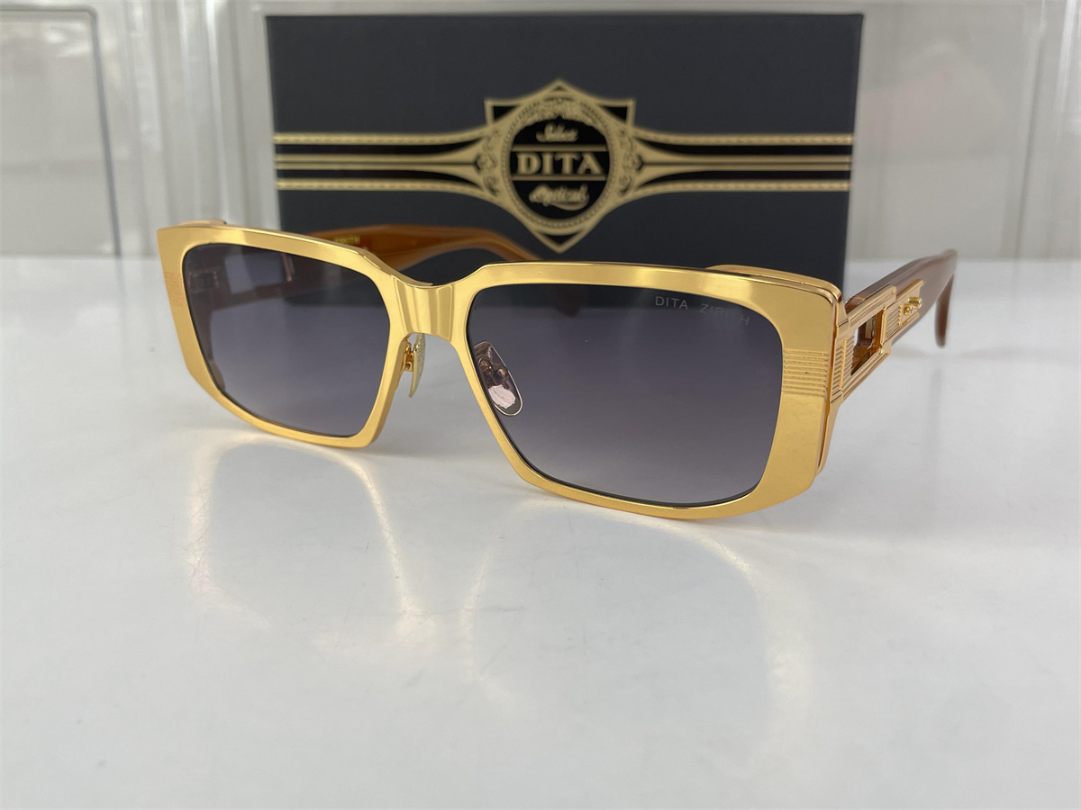DITA Gold Metal Sunglasses