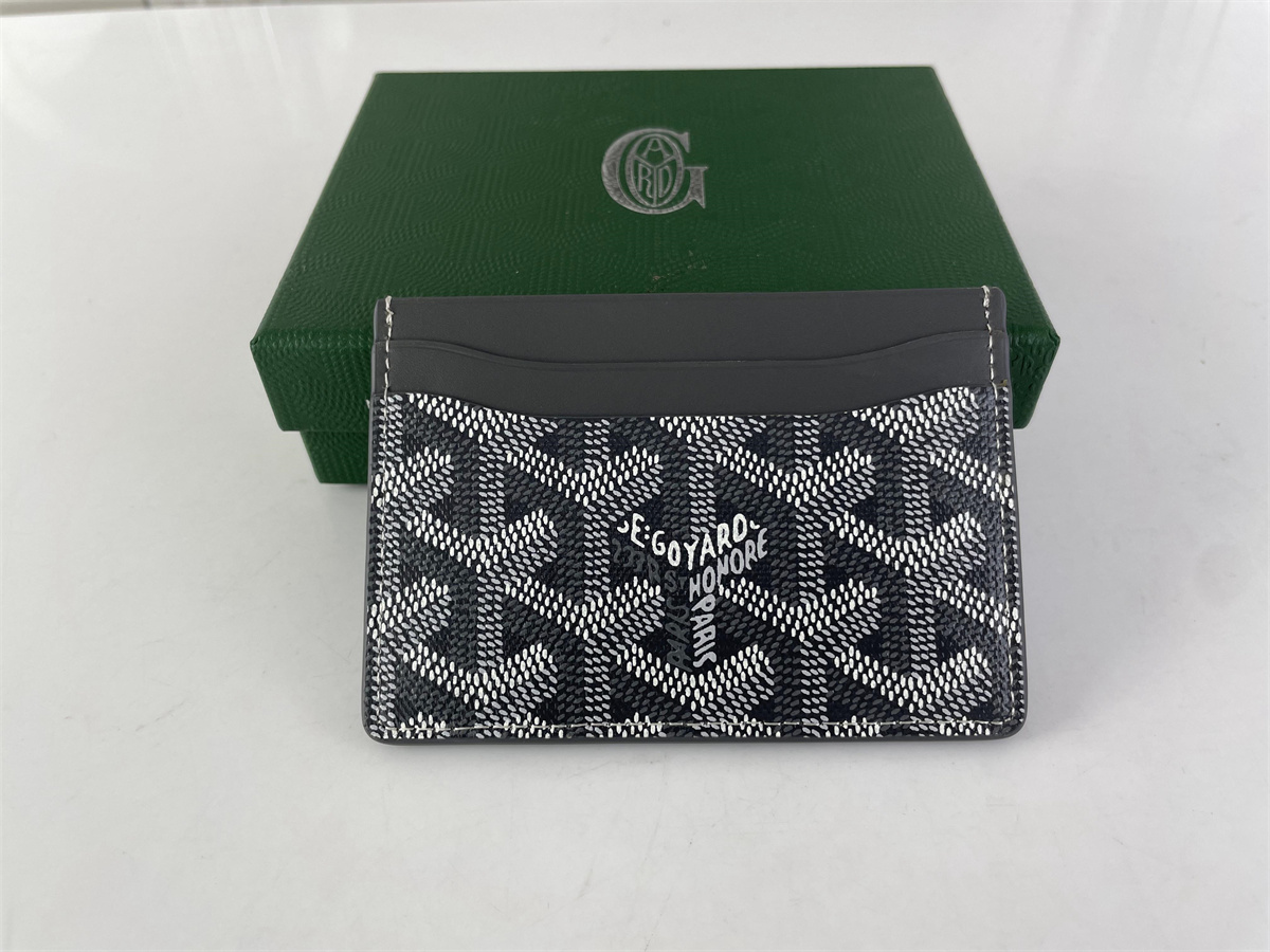 GOYARD Grey Card wallet, ( 10.5 x 7.3 cm)
