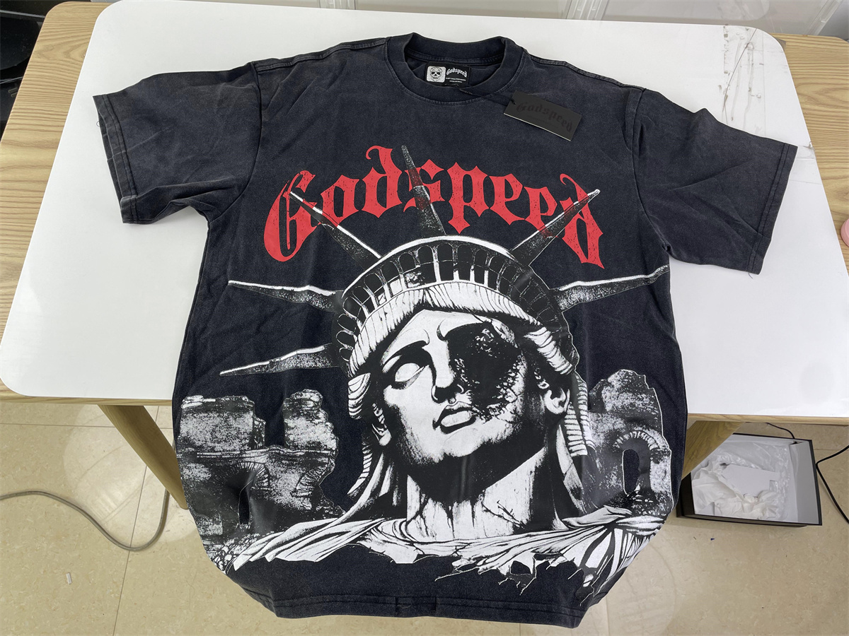 GODSPEED Black T-Shirt Status of Liberty, ( S - 2XL )