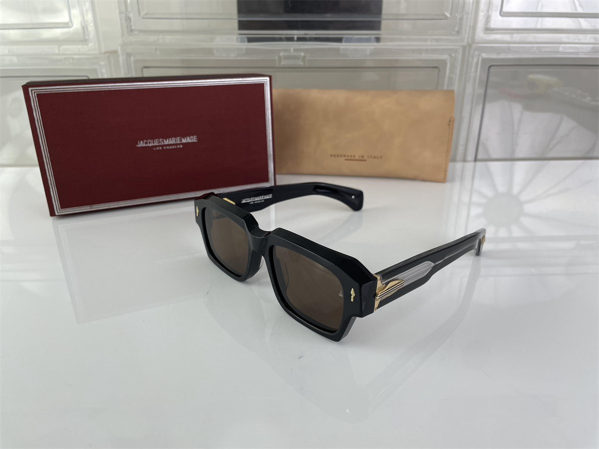 JACQUES MARIF MAGE Black Brown gold Sunglass