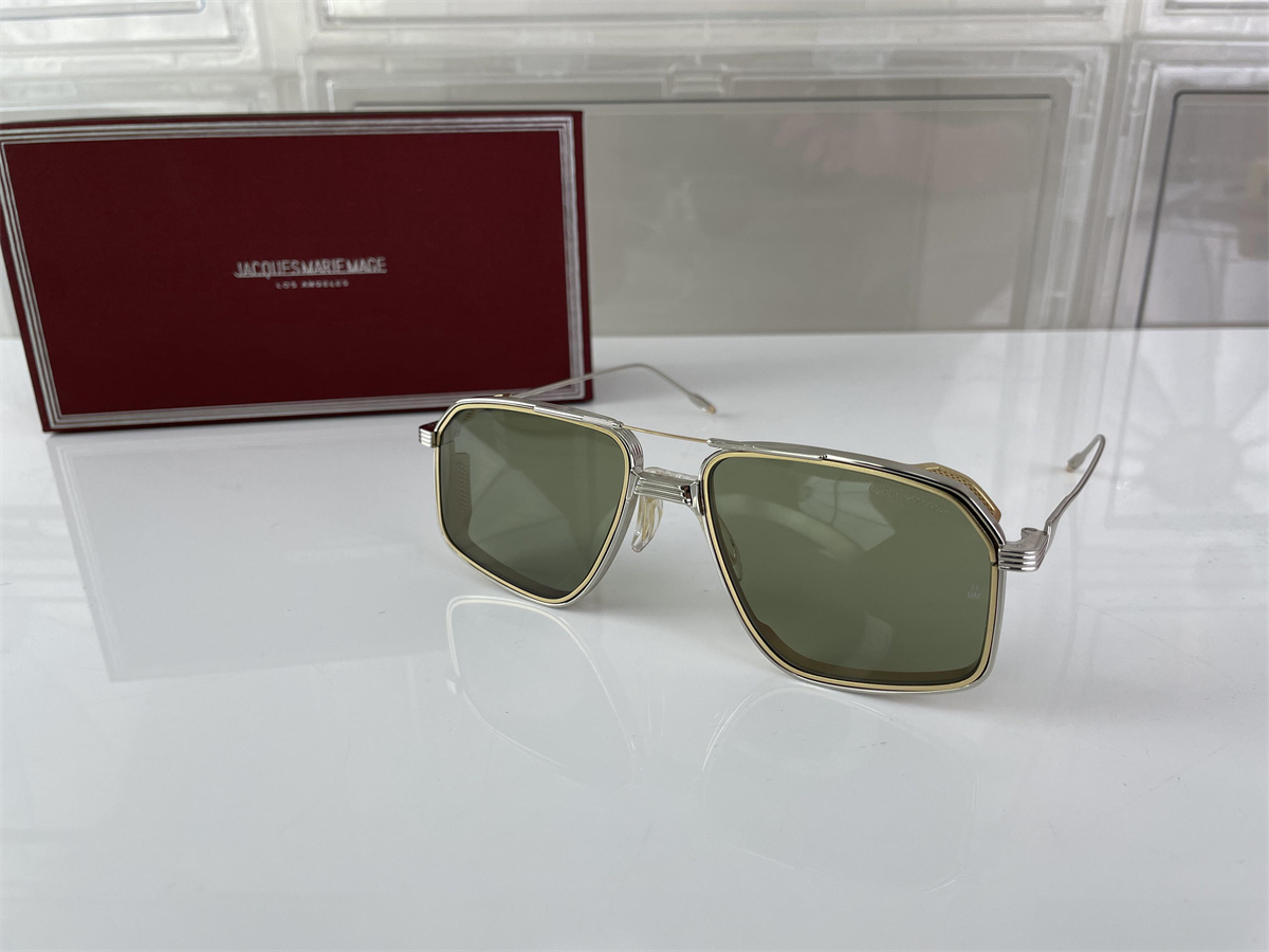 JACQUES MARIF MAGE Brown Gold Silver 10 years anniversary Sunglass