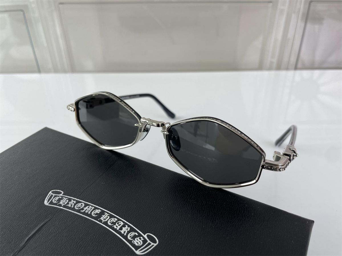 Chrome Heart Hexagon Black color Sunglasses