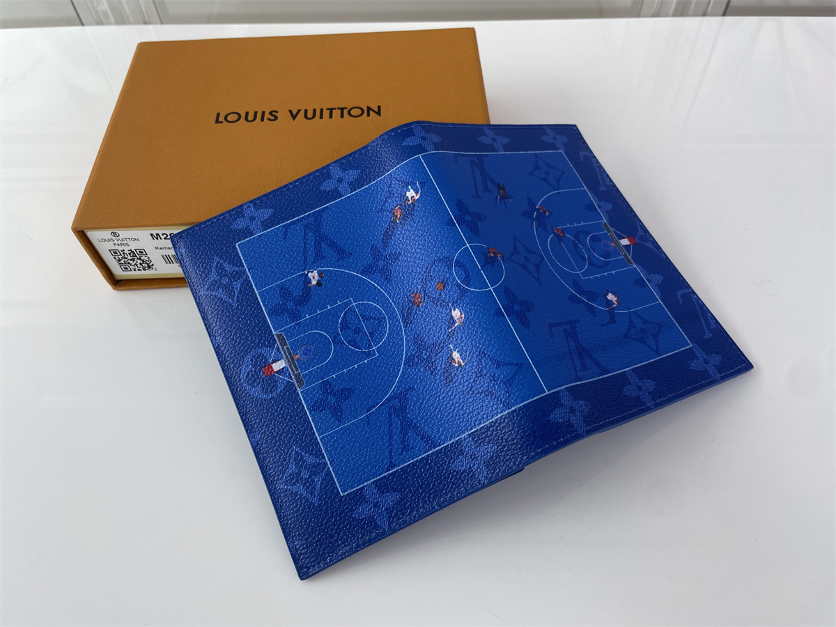 LV Louis Vuitton Blue Basketball Passport