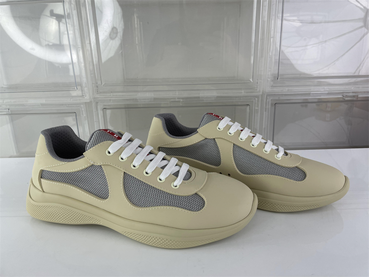 Prada America Cup Matt Tan color with Grey mesh, (EU35-47)