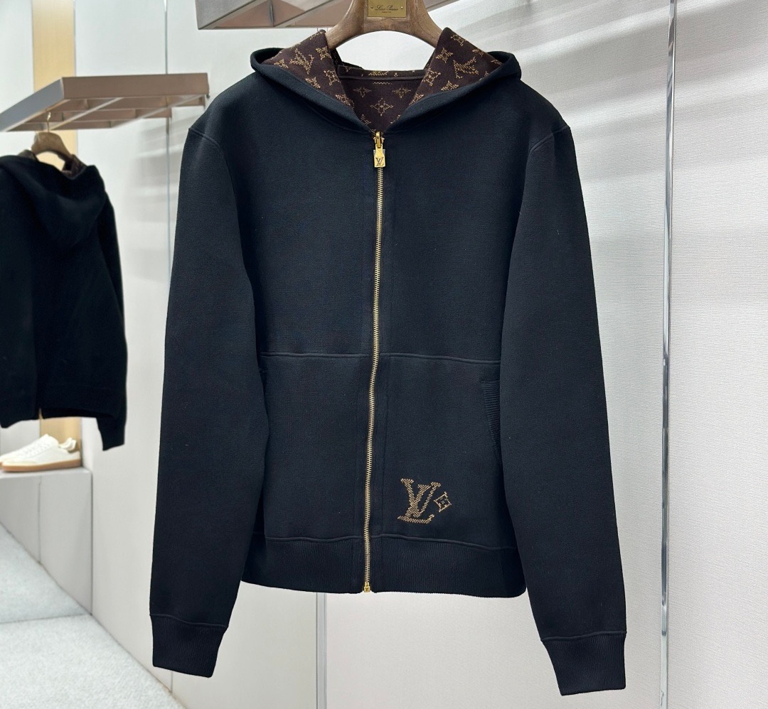 LV Louis Vuitton both sides wearing hoodie jacket, ( S - XL )