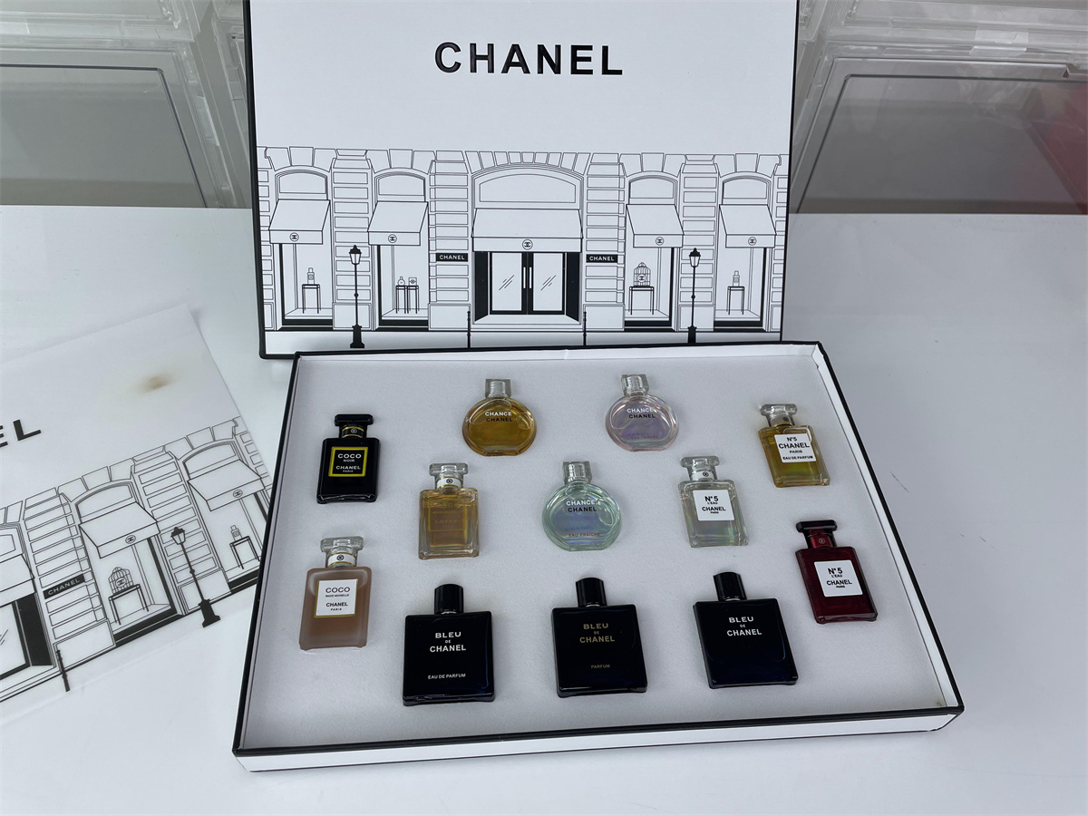 CHANEL cologne Perfume 12 small bottles for a box, (7.5-10 ml)