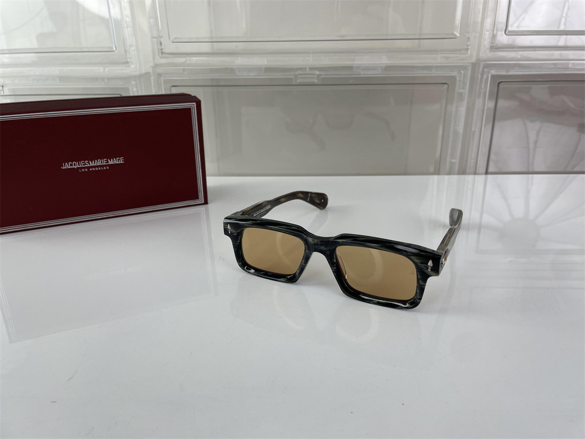 JACQUES MARIF MAGE Black Brown Zebra marks Frame Sunglass, size 50