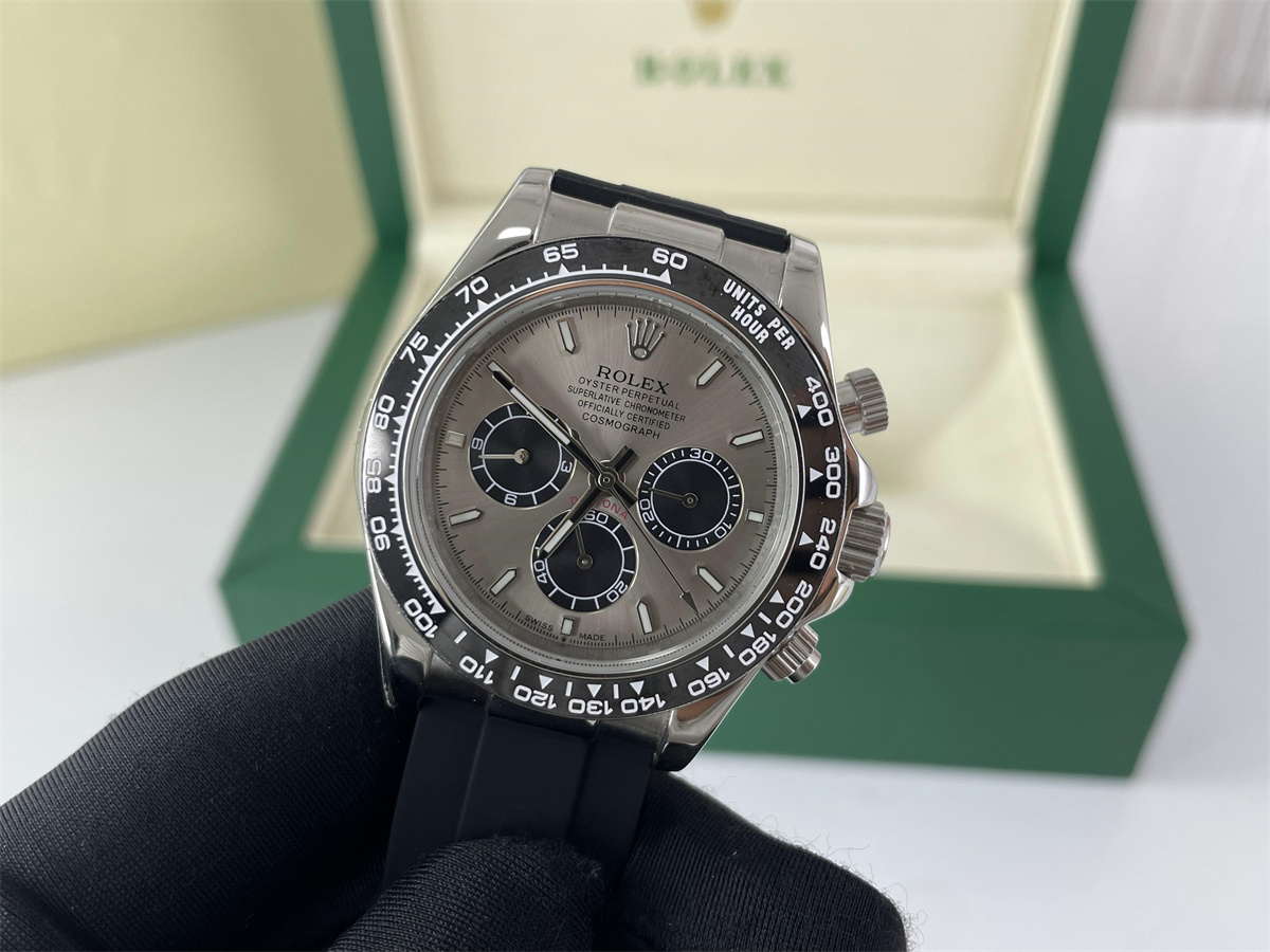 Rolex Daytona Black Grey Automachine watch, 41mm