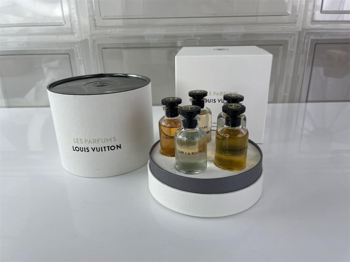 LV small box with 5 bottle perfume, 10ml each