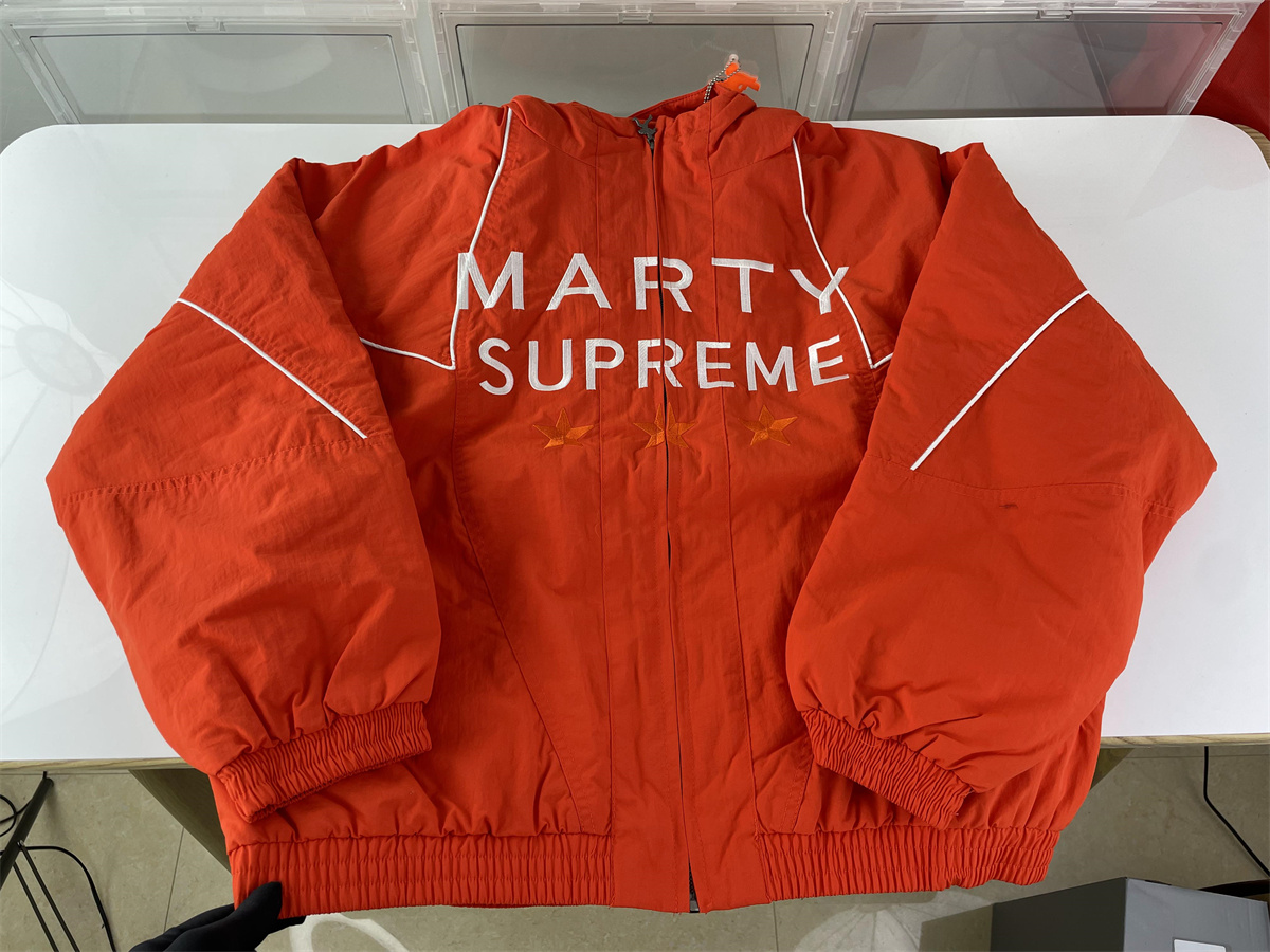 Marty Supreme orange blue black white cotton coat jacket, (price for each, S- XL )