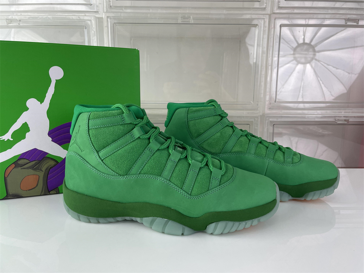 GOAT level Air Jordan 11 Green Monstars