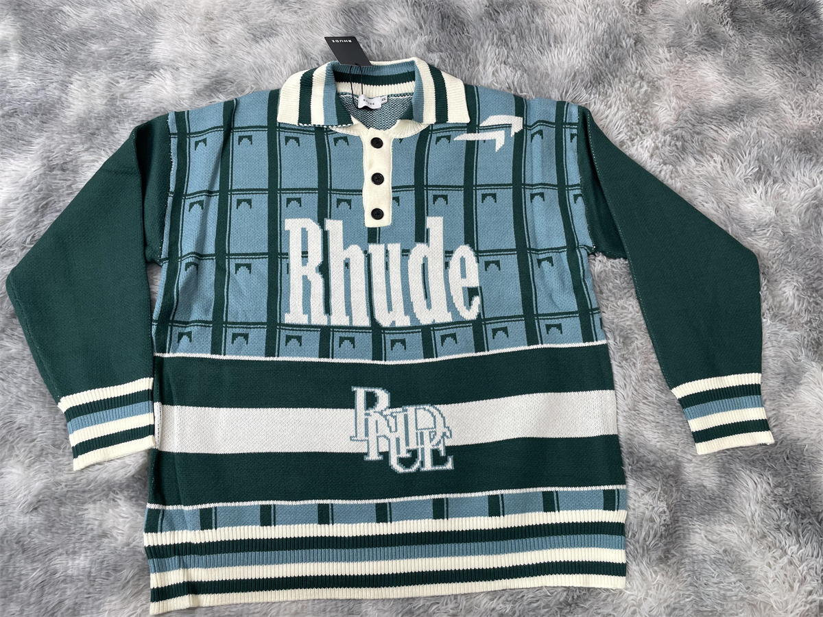 Rhude Blue green sweater, ( S- XL )